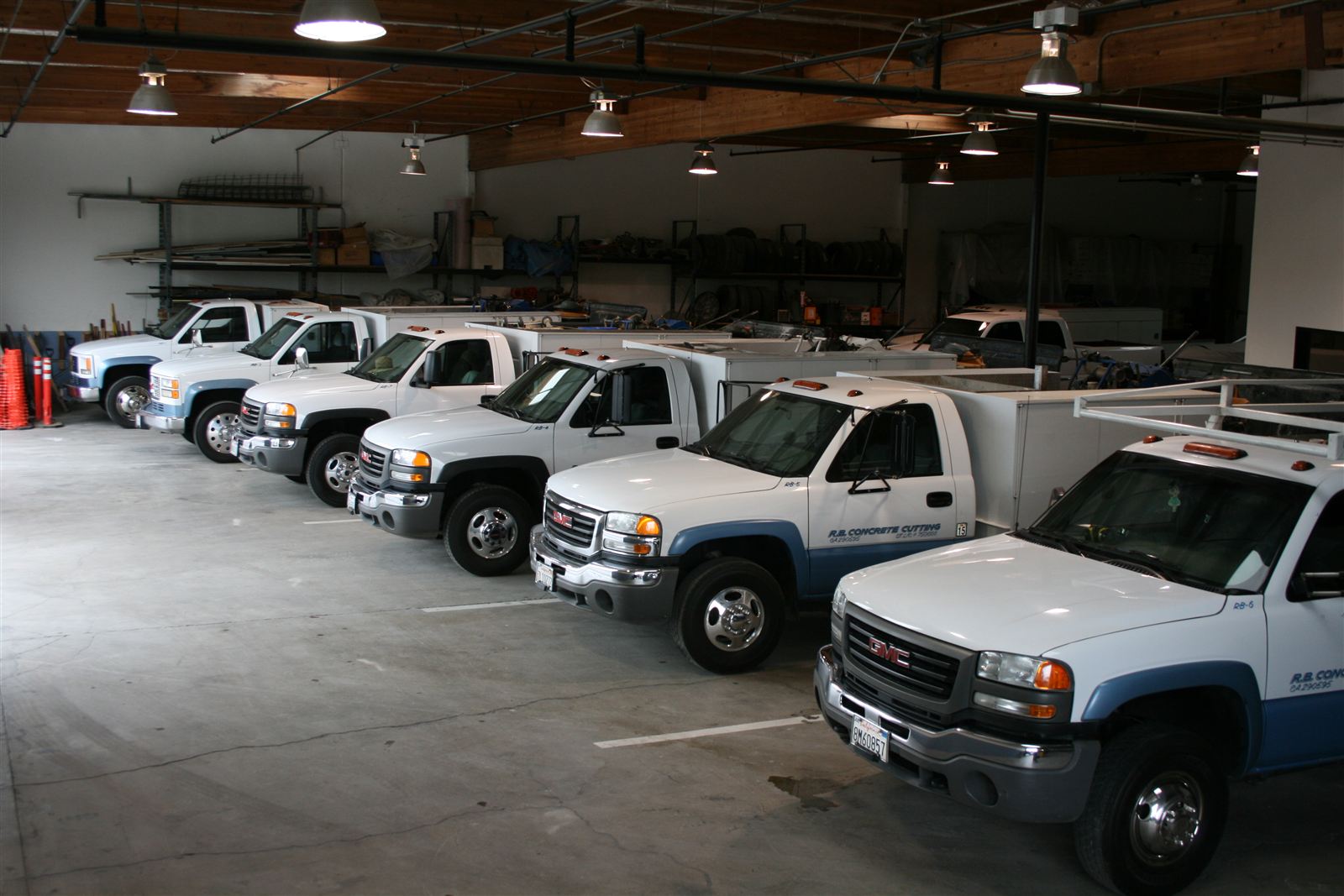 Service truck fleet